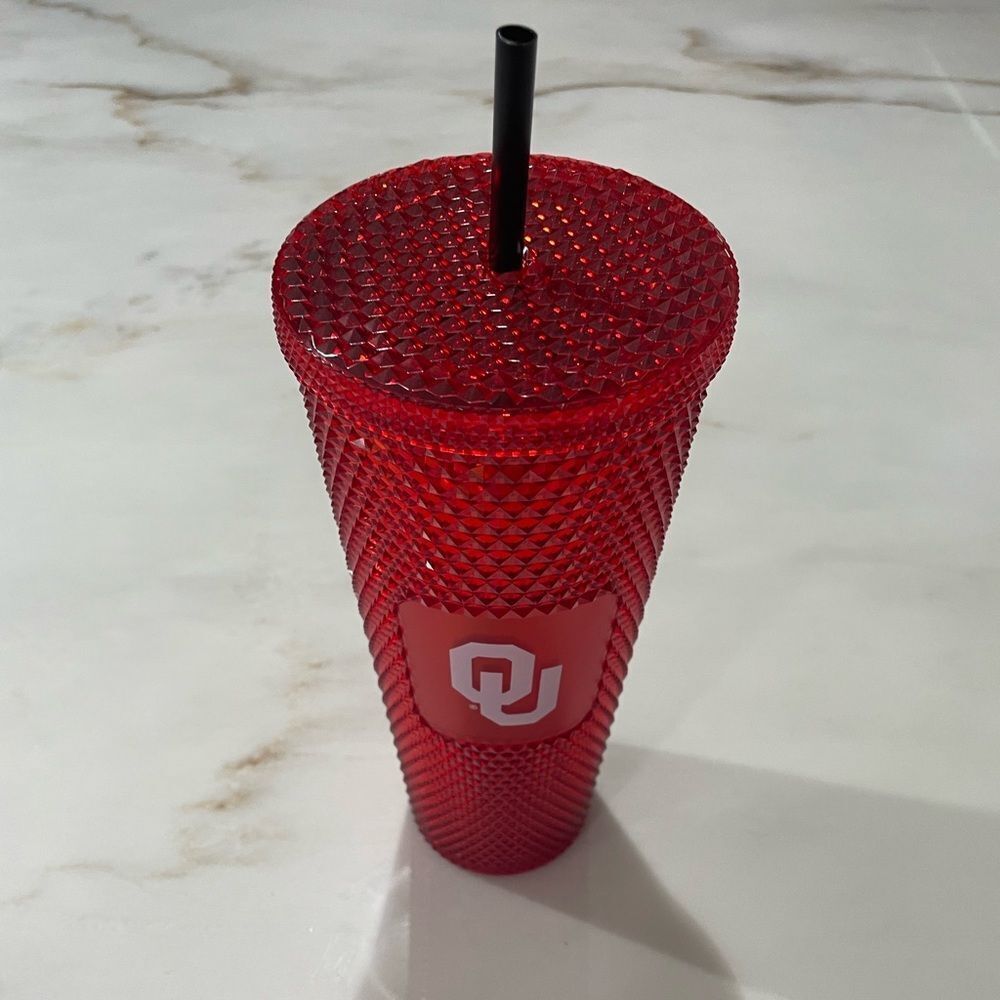NWT Starbucks x UO University of Oklahoma Red Studded Tumblr #boomer #sooner #OU